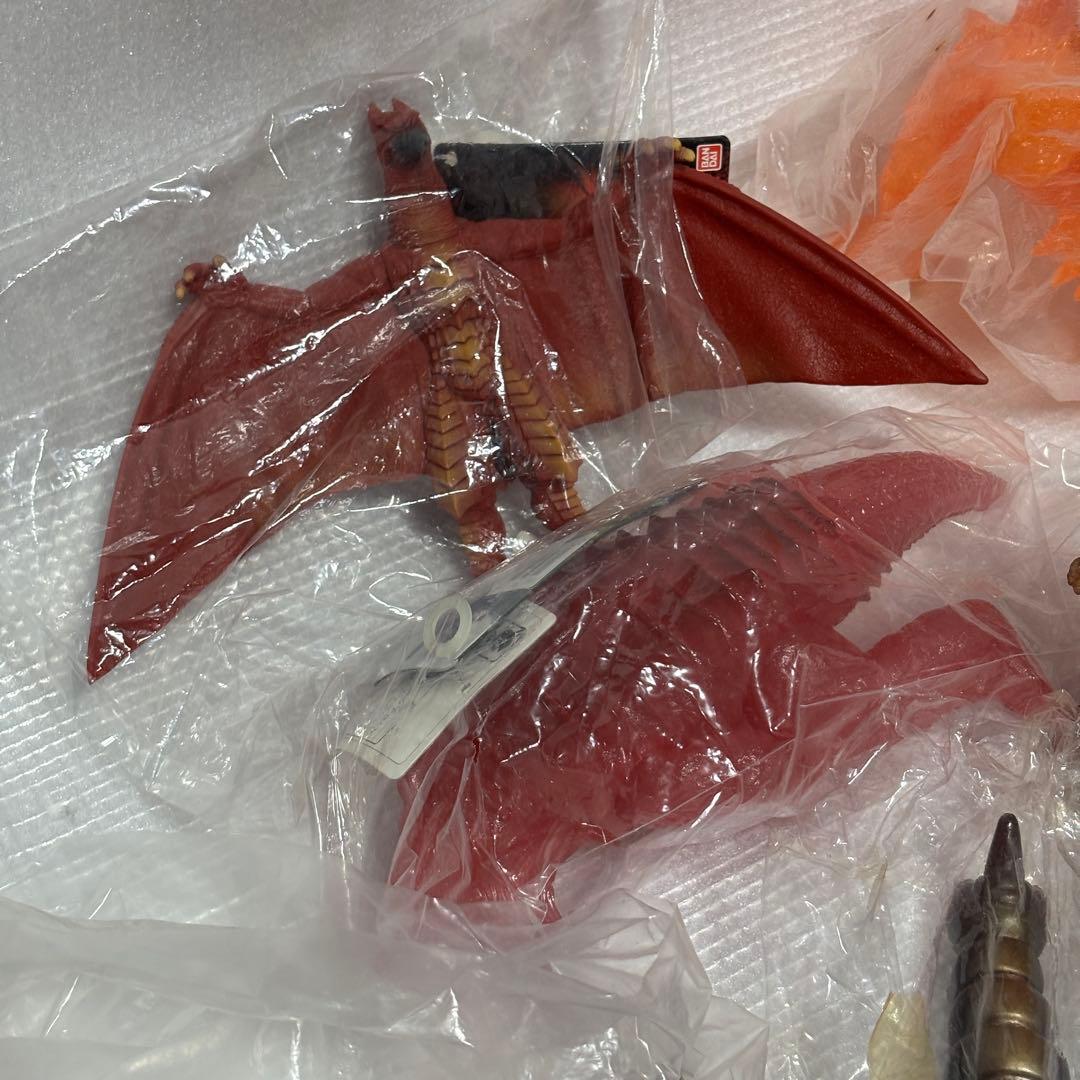 タグ付き未使用 ソフビまとめ売り ゴジラ ムービーモンスター 東宝怪獣 モスラ