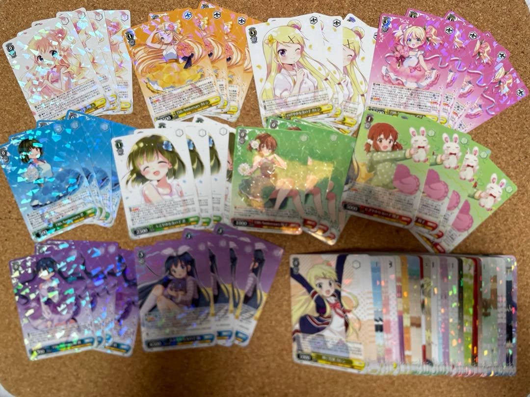 ヴァイスシュヴァルツ　きんいろモザイク　4コン デッキ　きんモザ