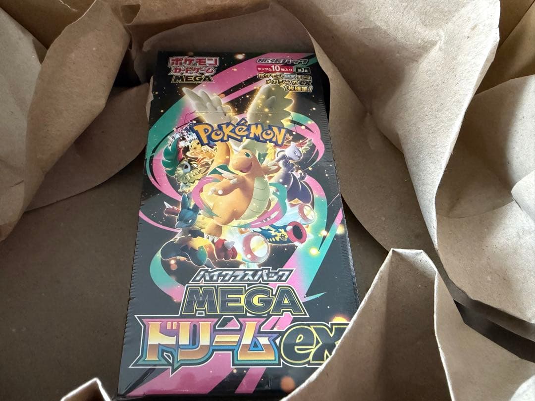 ポケモンカードゲーム メガドリームEX 10枚入り 1BOX シュリンク付
