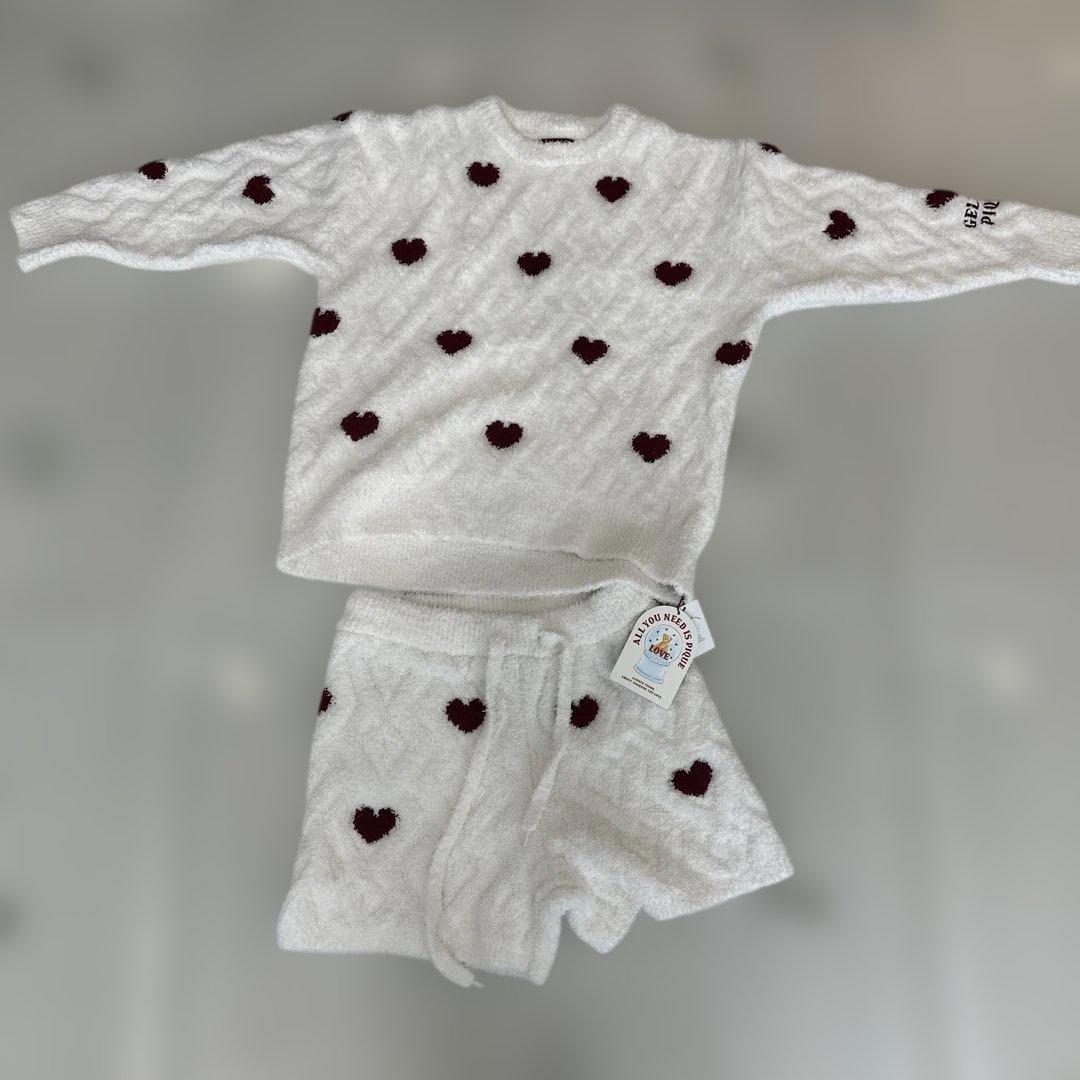 gelato pique ジェラートピケ ハートアラン 上下セット【未使用】