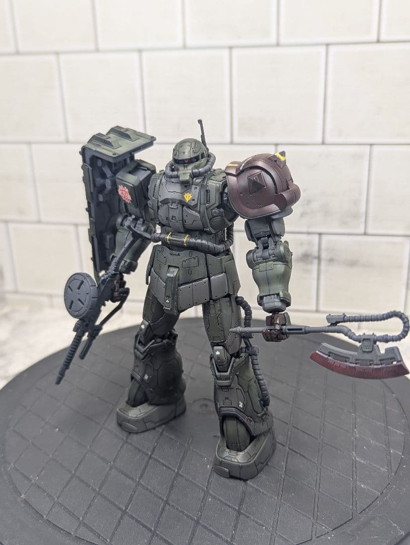 復讐のレクイエム HG MS−06F ザクⅡ FTYPE ケイル機 完成品