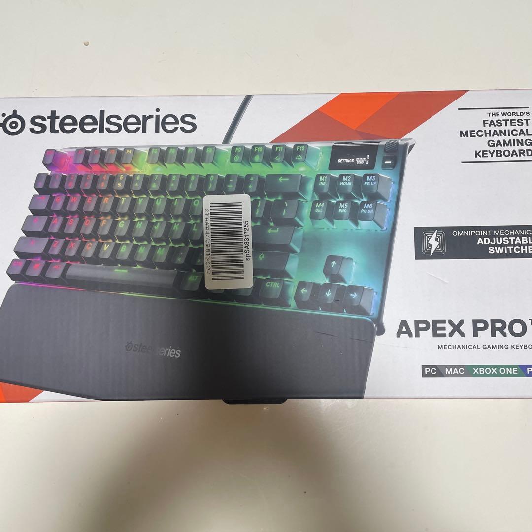 SteelSeries Apex Pro TKL 箱あり リストレスト付