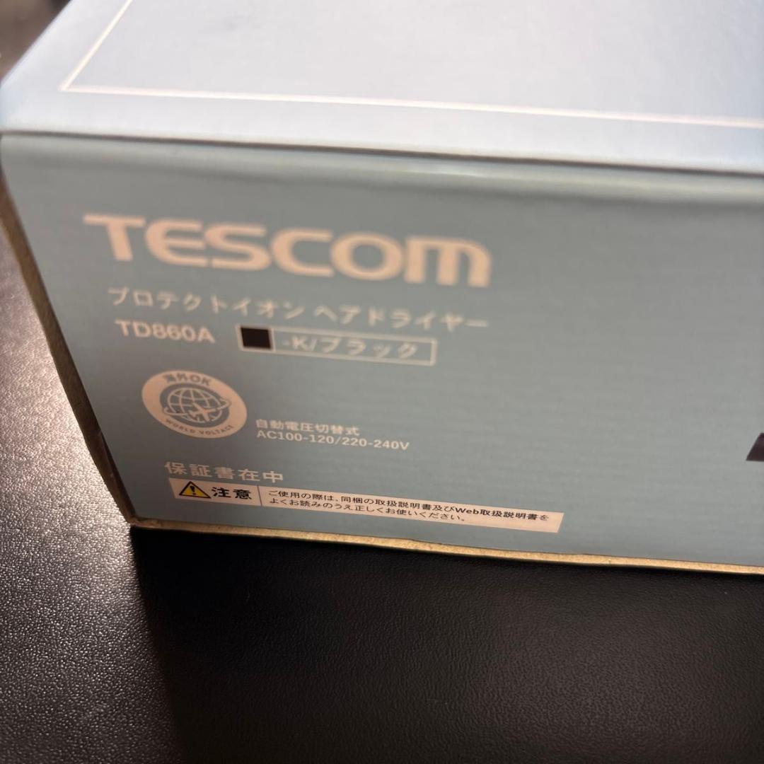 TESCOM PROTECT ION ヘアドライヤー TD860A 海外対応