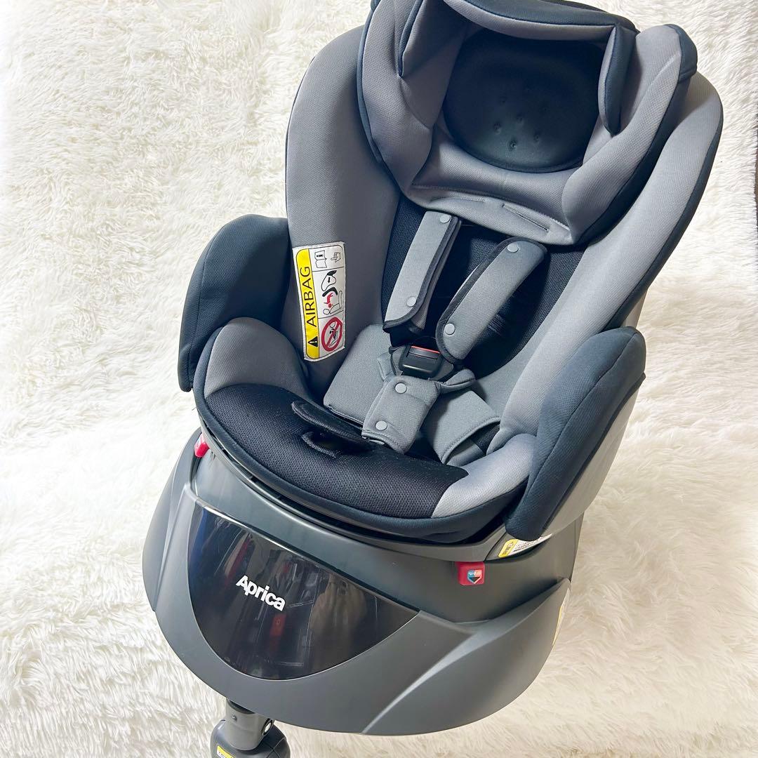 ✨美品✨Aprica ディアターンプラス AB チャイルドシート グレー 新生児