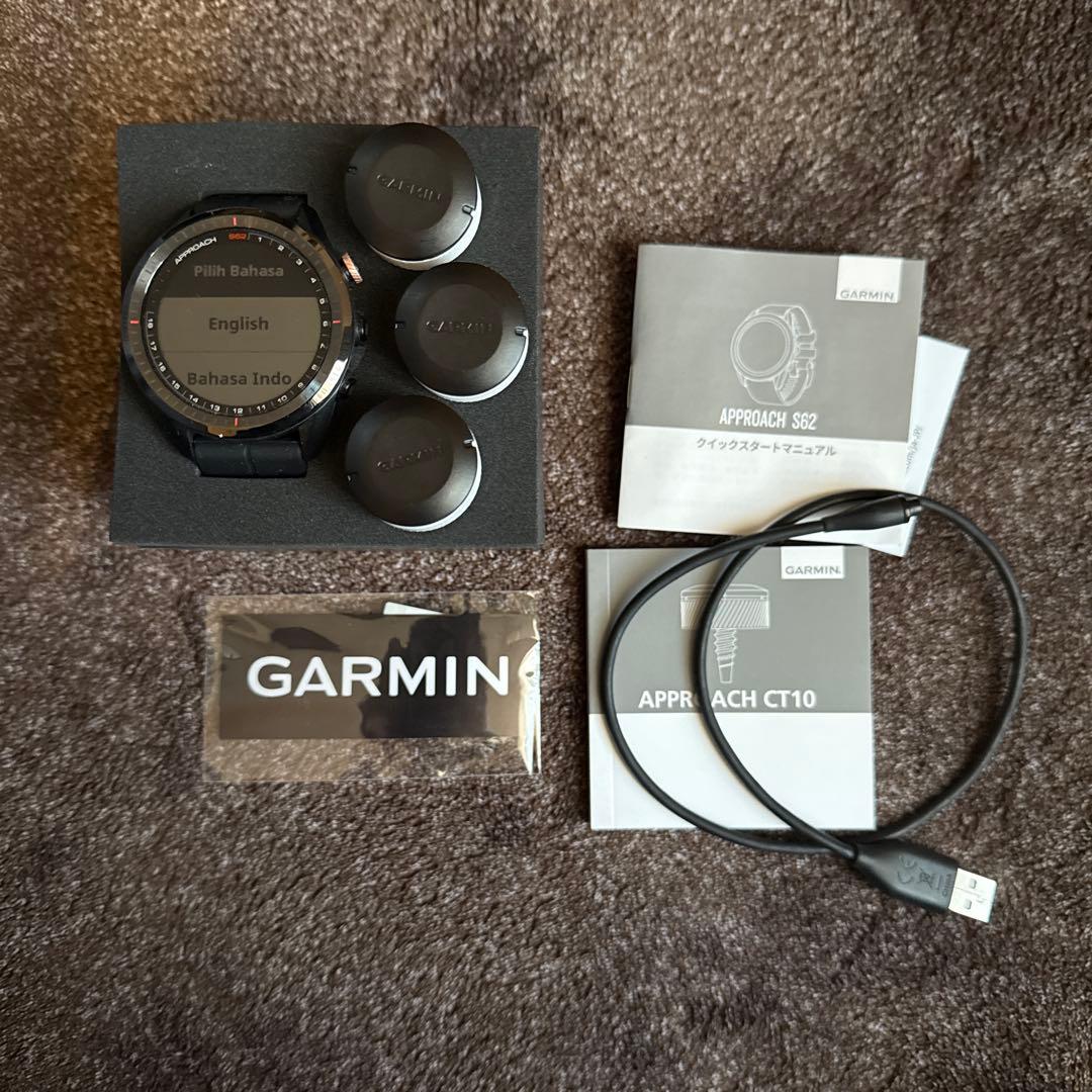 GARMIN Approach S62 GPSゴルフウォッチ CT10x3付