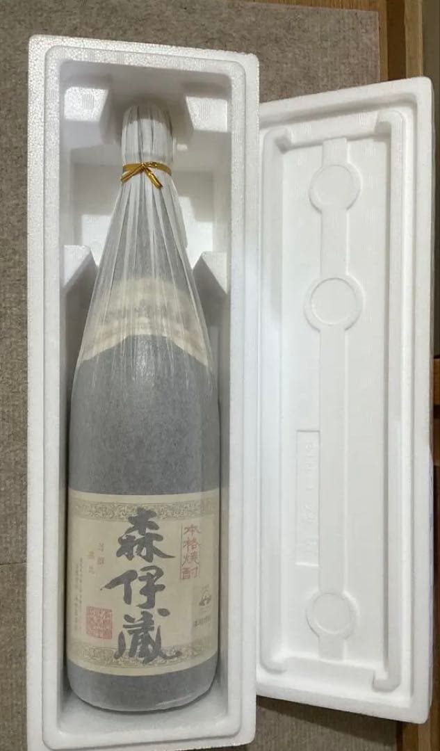 森伊蔵　1800ml 一升瓶　7月到着分　お酒呑めないのでお譲りいたします。