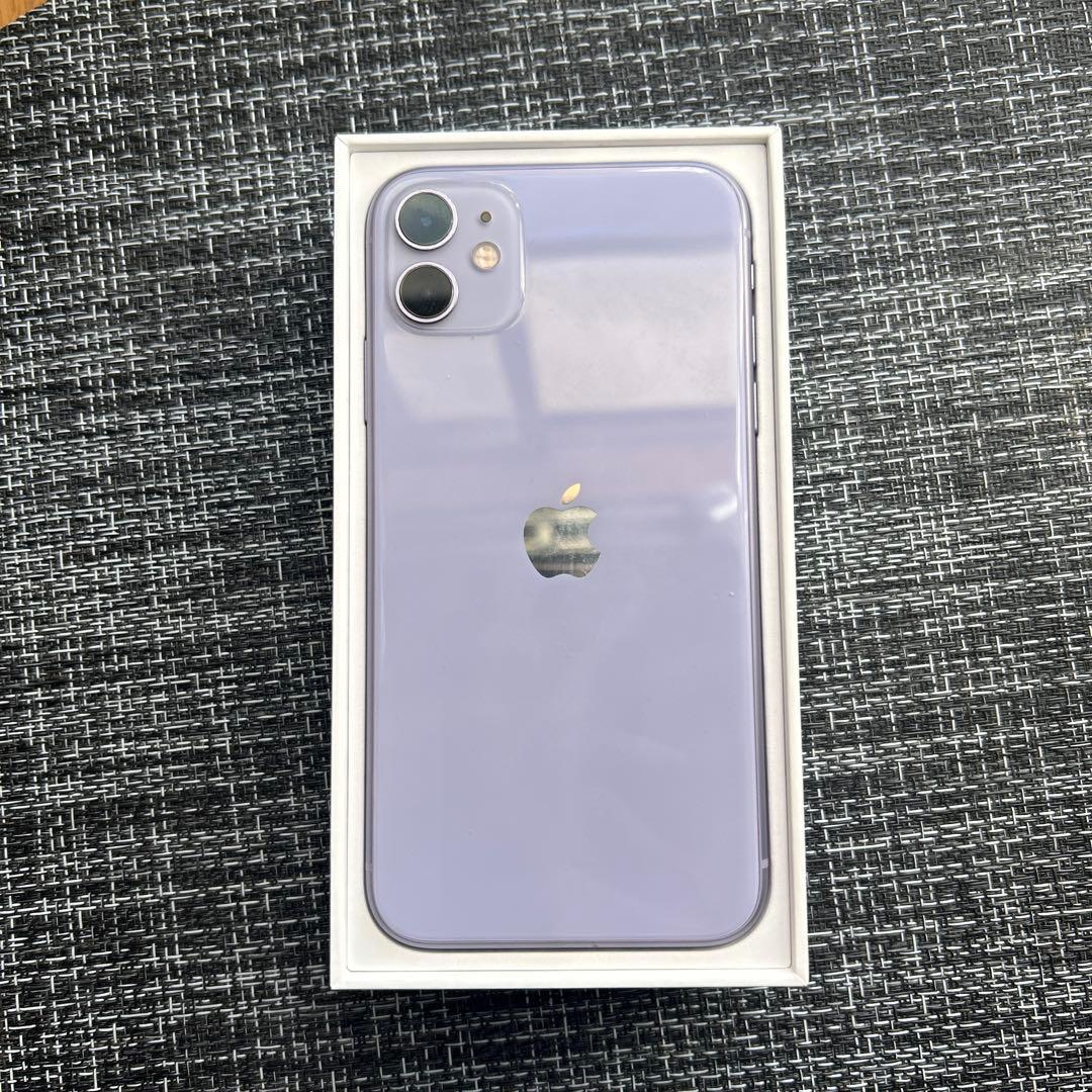 Apple iPhone 11 パープル 本体と付属品