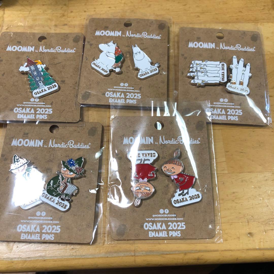 大阪万博　EXPO OSAKA 2025 ピンバッチ　会場限定　北欧館　ムーミン