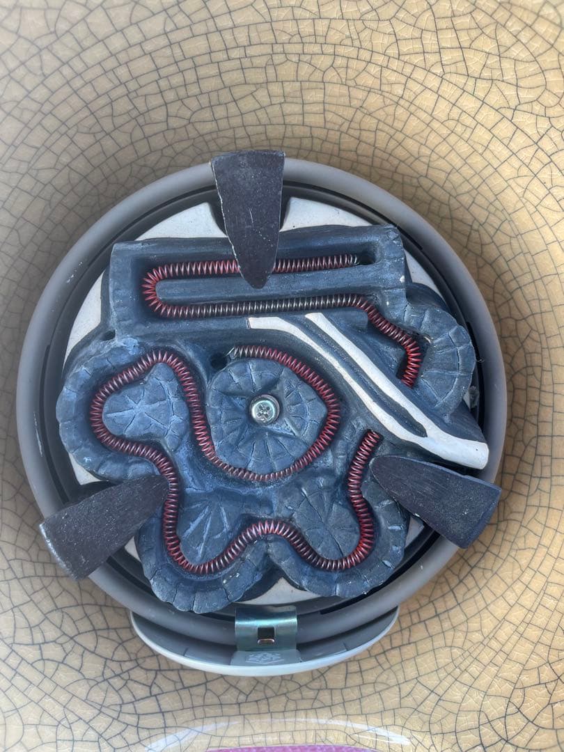 ￼茶道具 野々田式 風炉型電熱器 ヒーター さつま琵琶色A元箱