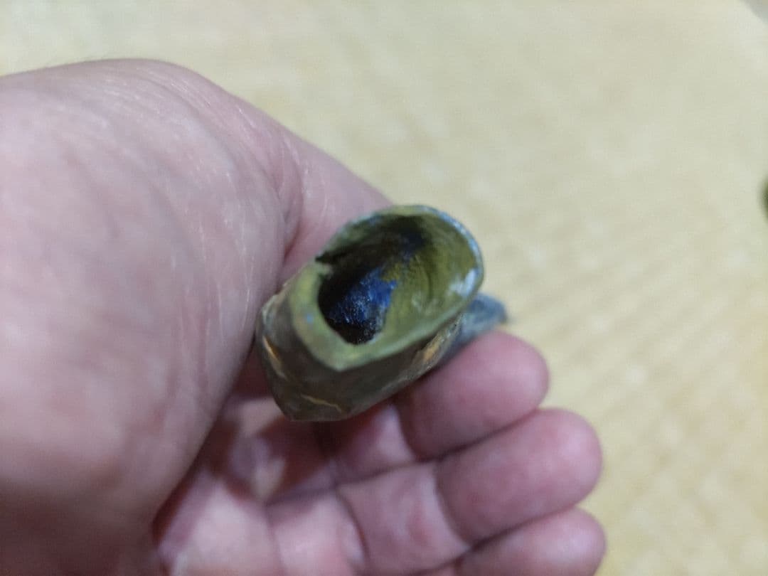 富永朝堂 木彫　干魚　見事な目刺鰯です！