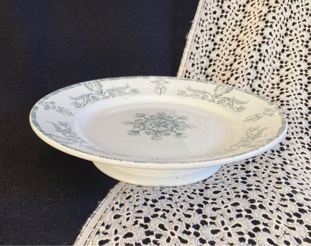 フランスアンティーク luneville リュネビル ガーランド コンポティエ