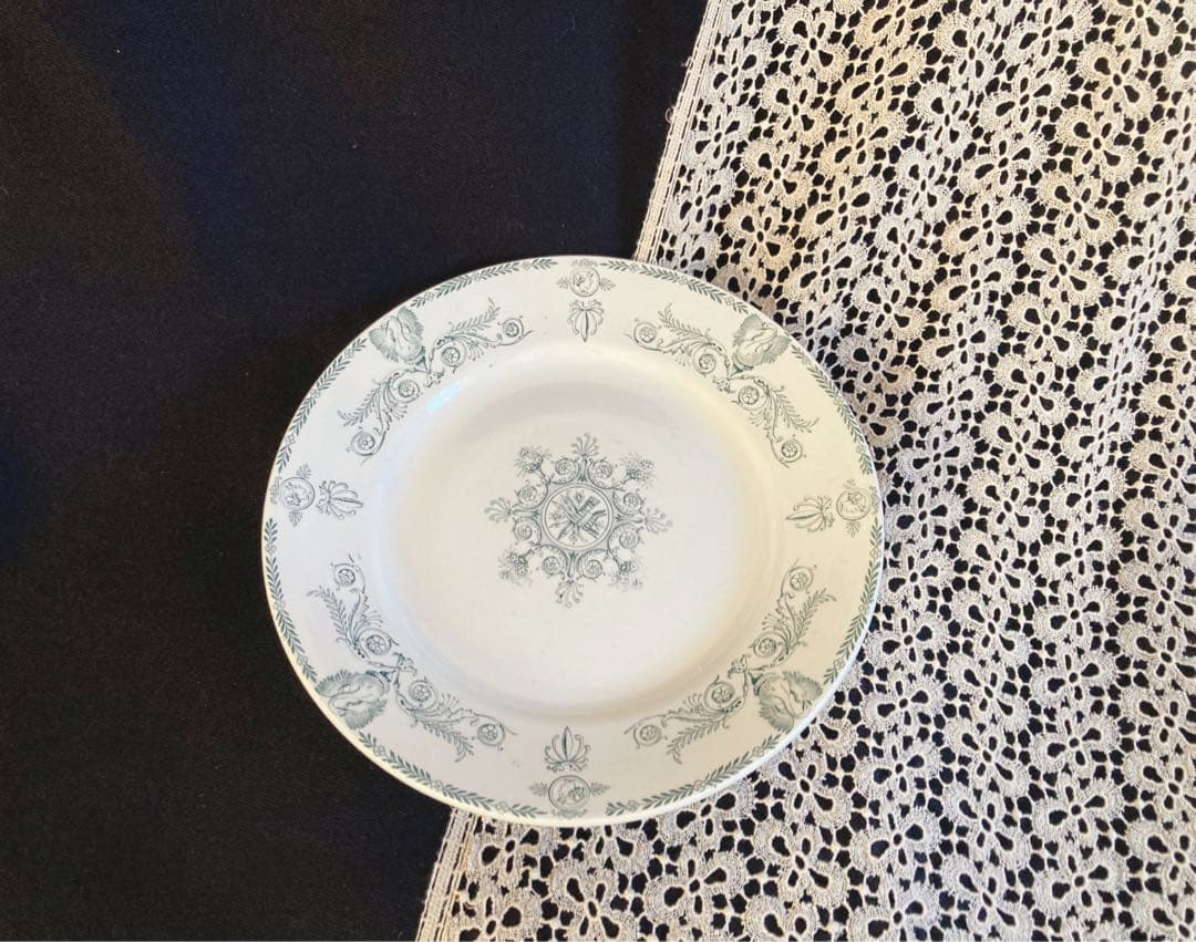 フランスアンティーク luneville リュネビル ガーランド コンポティエ