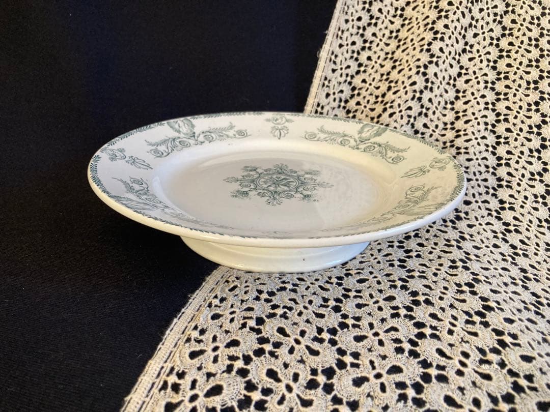 フランスアンティーク luneville リュネビル ガーランド コンポティエ