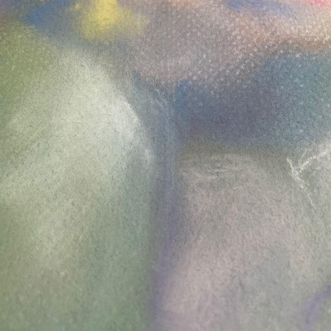 パステル画/色褪せない花束の贈り物/癒し/ヒーリング/パワースポット/アネモネ