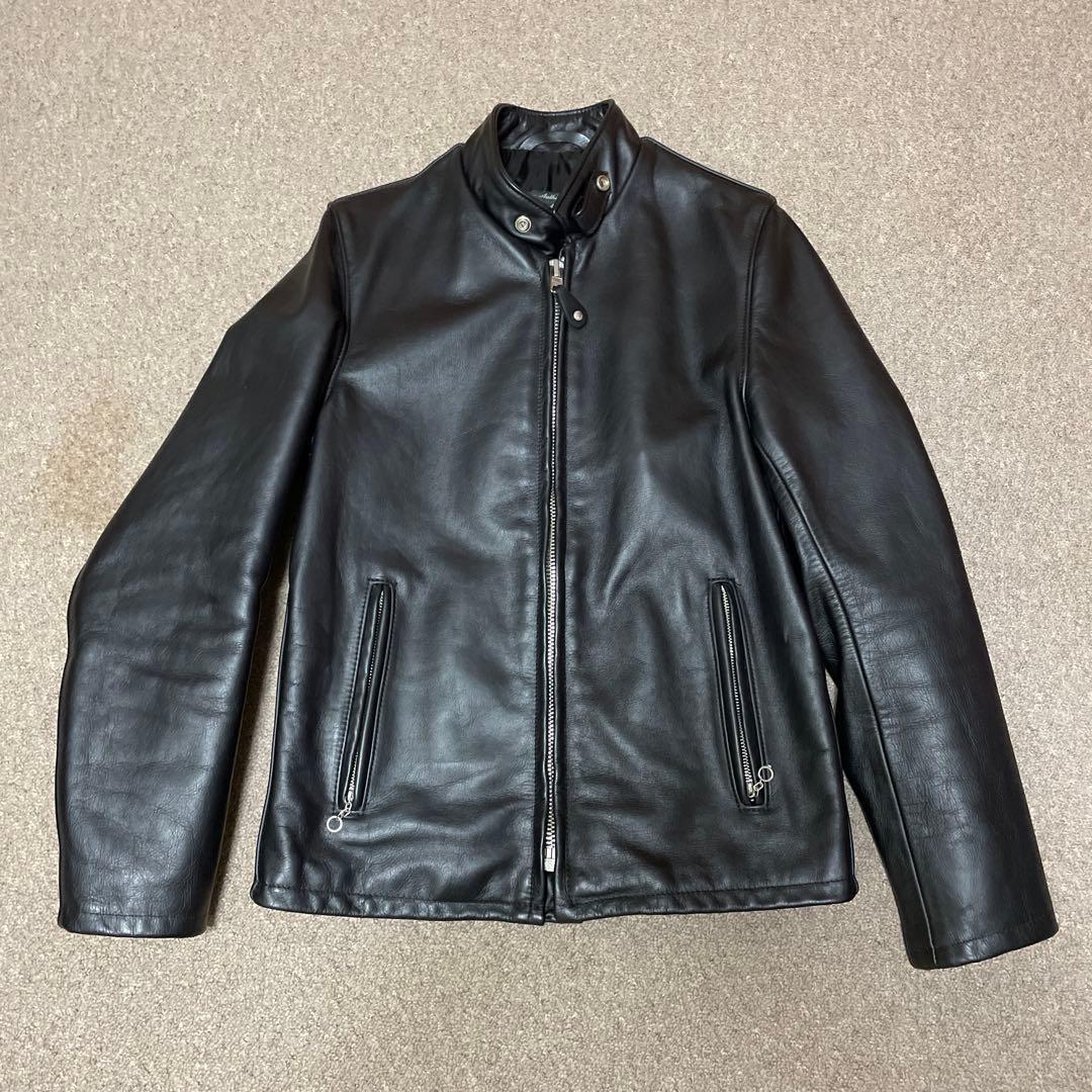 【着用一回・美品・最終値下げ】Schott654 シングルライダース　サイズ36