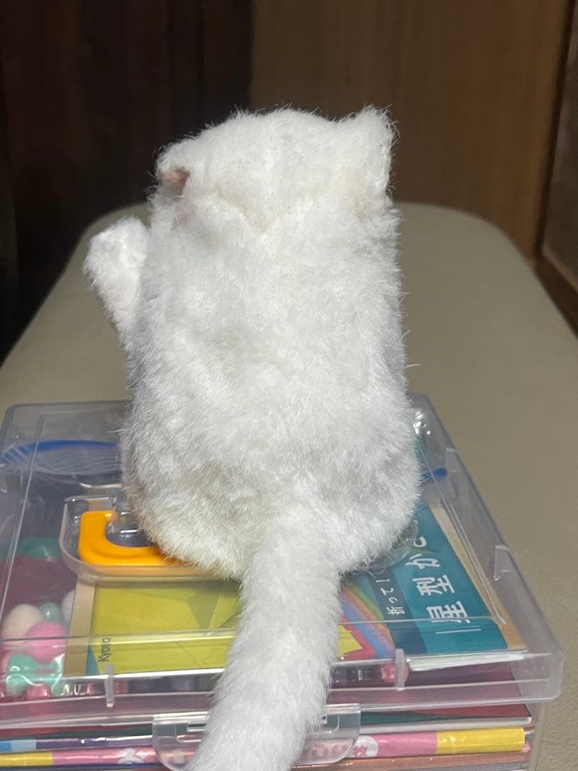 ミミクリーペットマンチカン白猫問題なく動きます