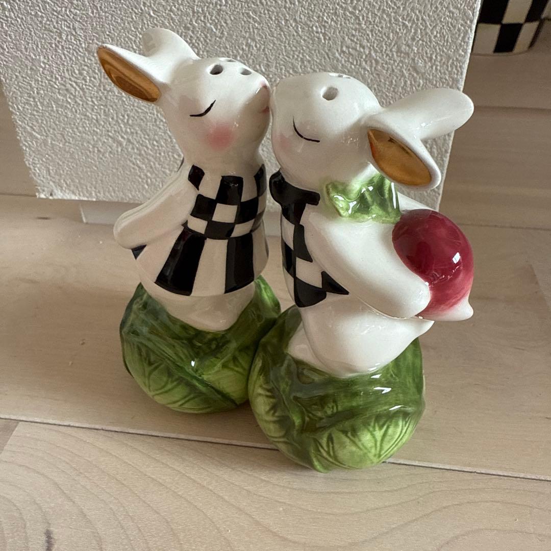 MACKENZiE マッケンジーチャイルズ　ウサギ　ペッパー入れセット