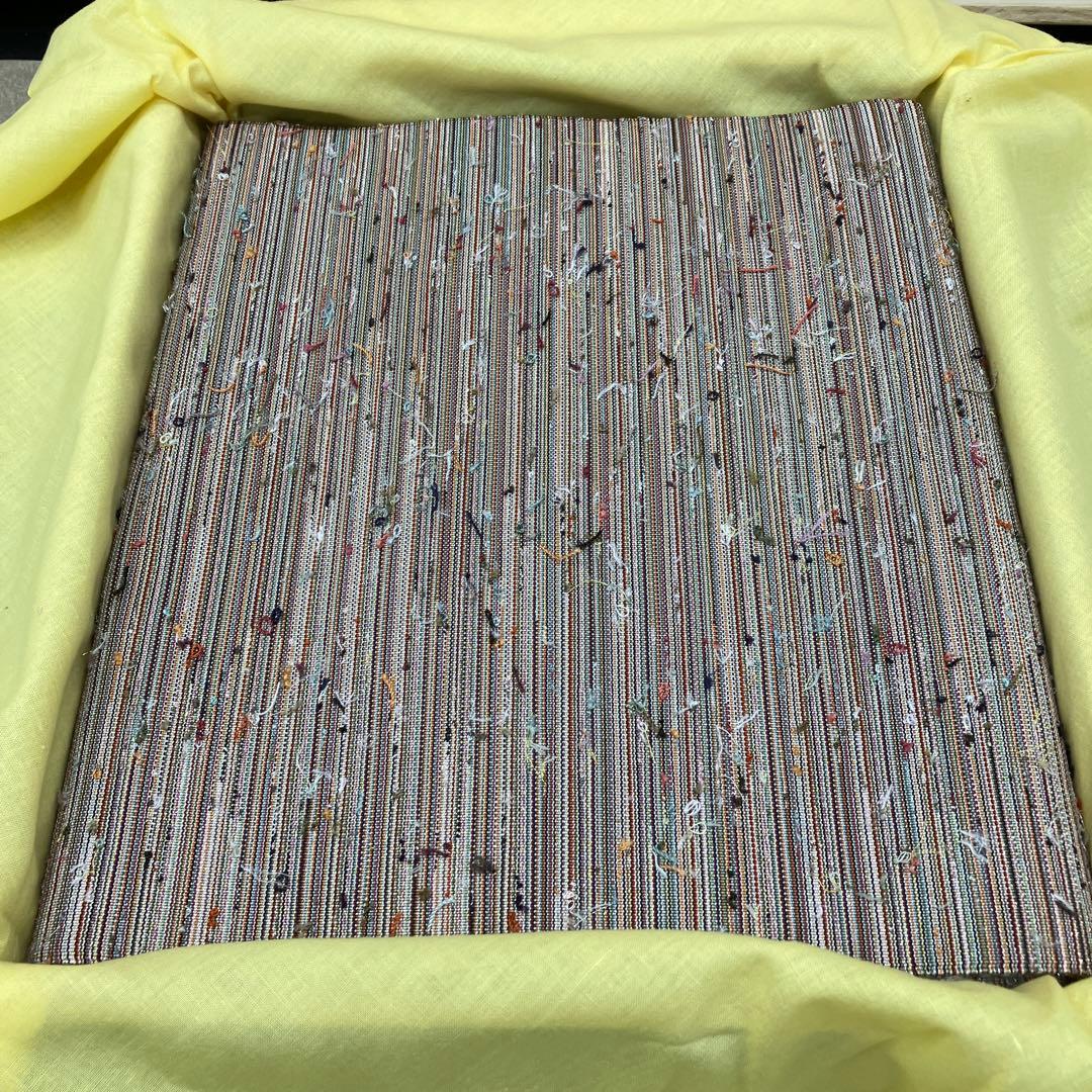 安田つづれ 名古屋帯 爪織平綴織　本綴帯　本綴袋名古屋帯　帯　着物　希少