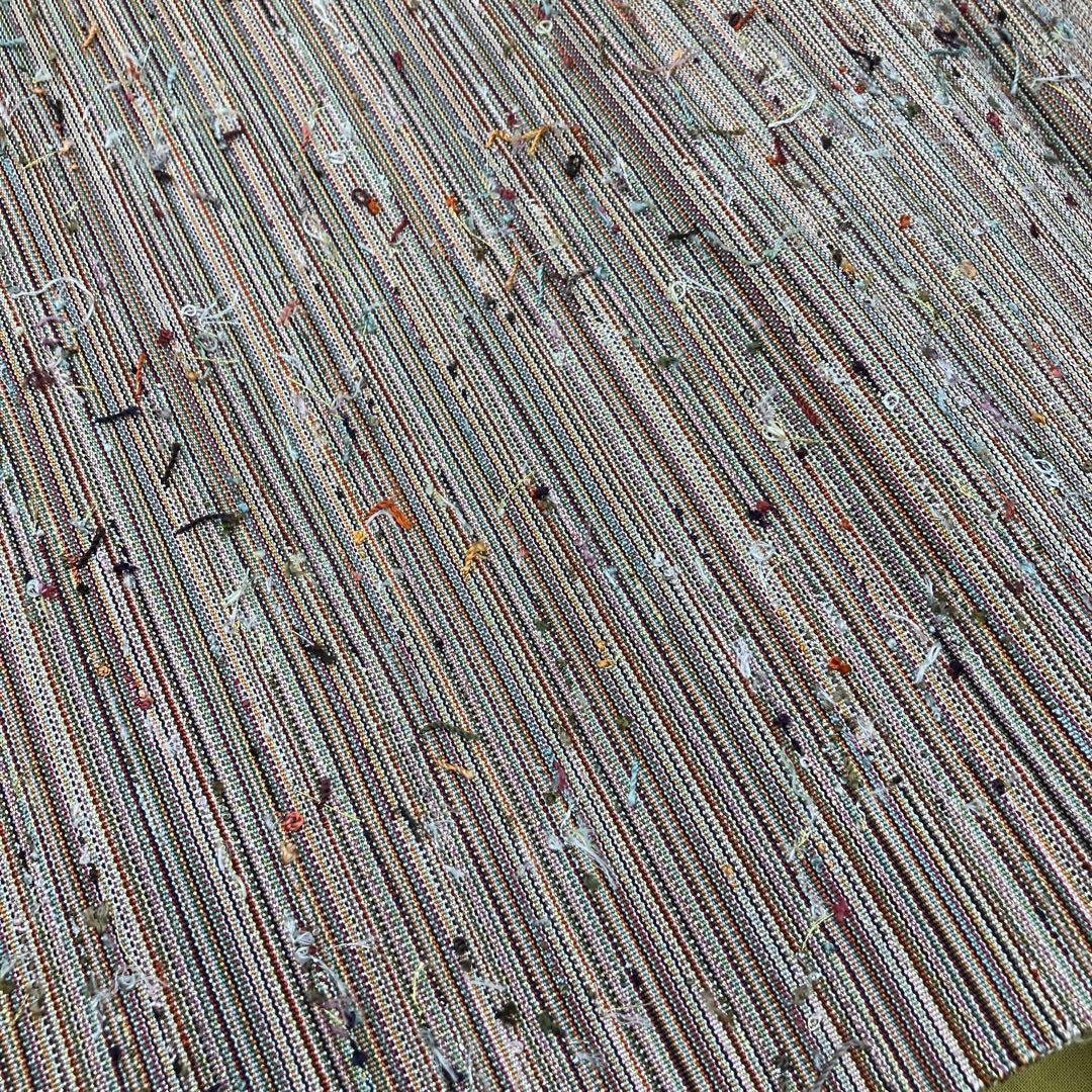 安田つづれ 名古屋帯 爪織平綴織　本綴帯　本綴袋名古屋帯　帯　着物　希少