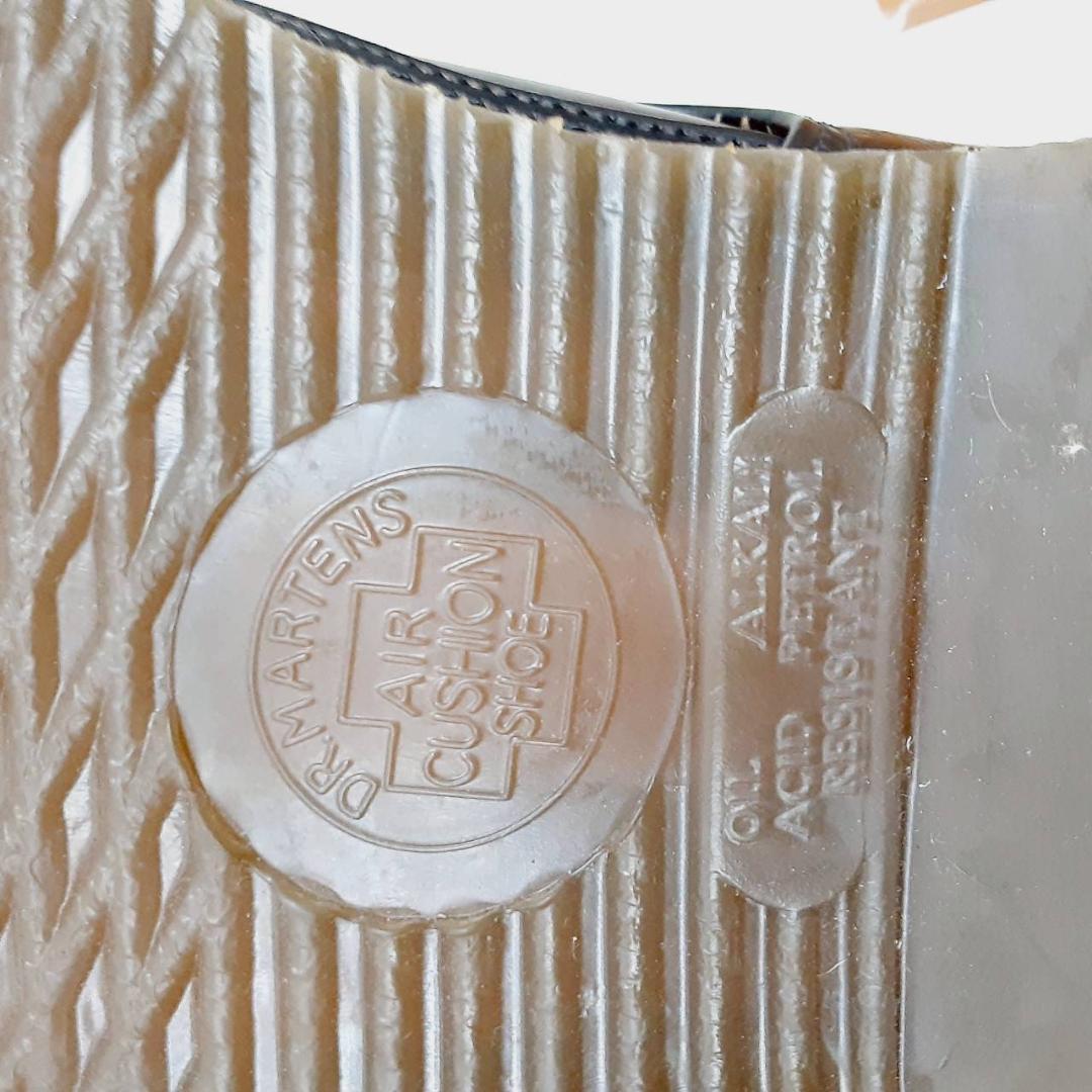 美品 26㎝◎ドクターマーチン ROBOT 革靴 黒 イギリス製 V字ステッチ