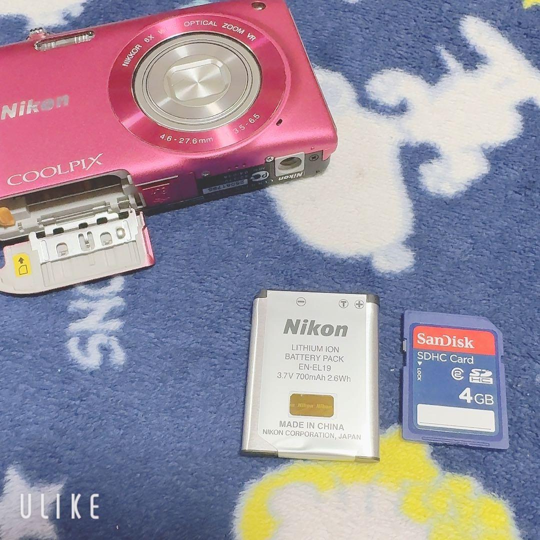 Nikon COOLPIX S3300 ピンク 動作未確認