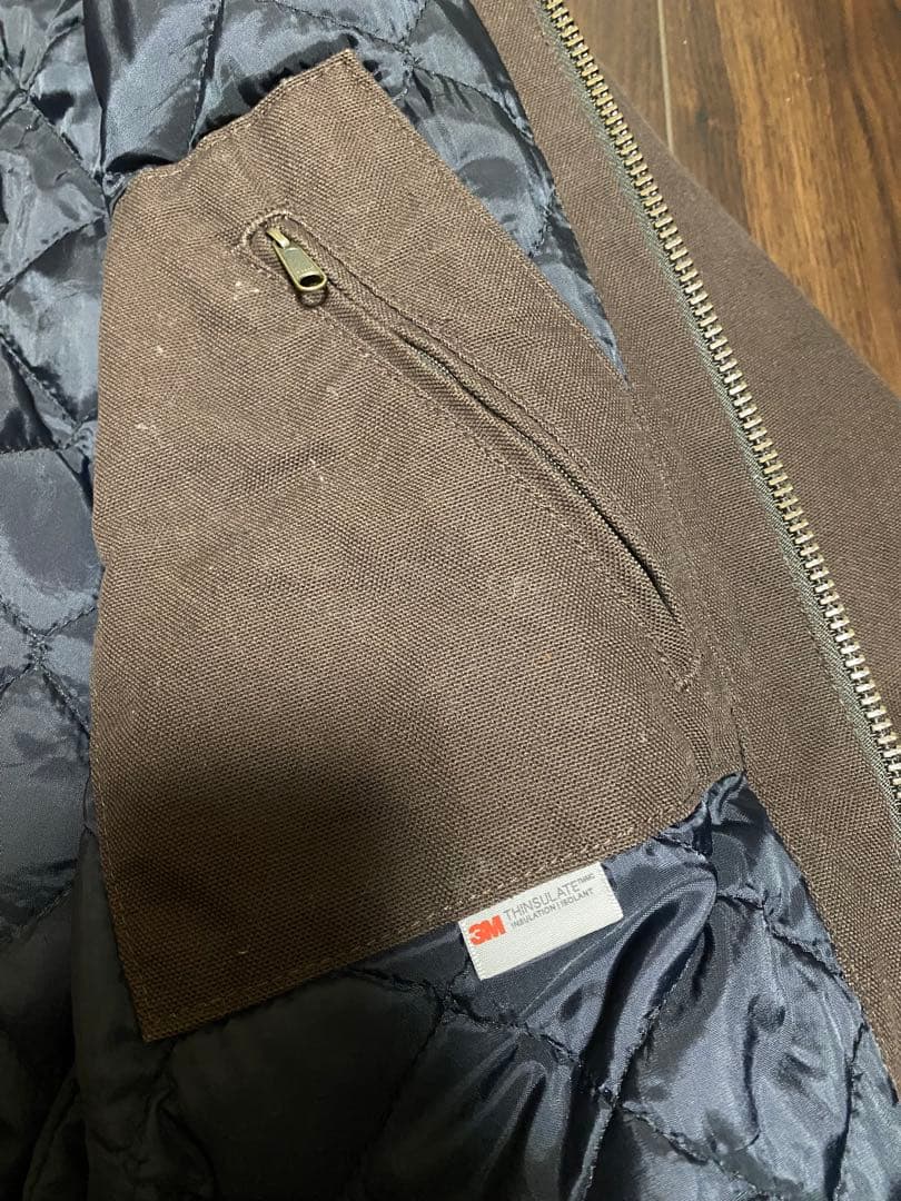 カーハート アクティブジャケット　ブラウン　メキシコ製