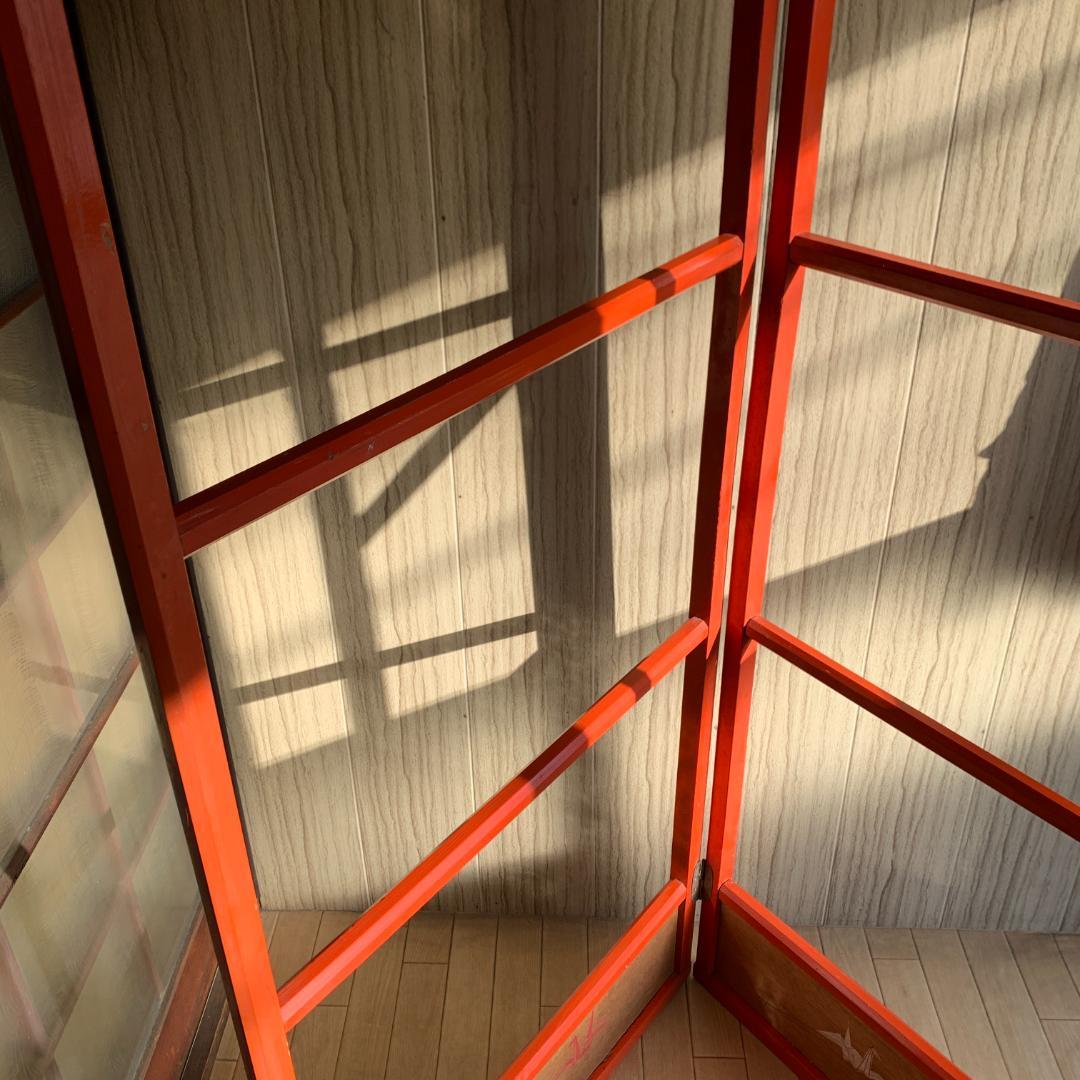 木製 衣紋掛け ハンガーラック 折り畳み式 古道具 古民家