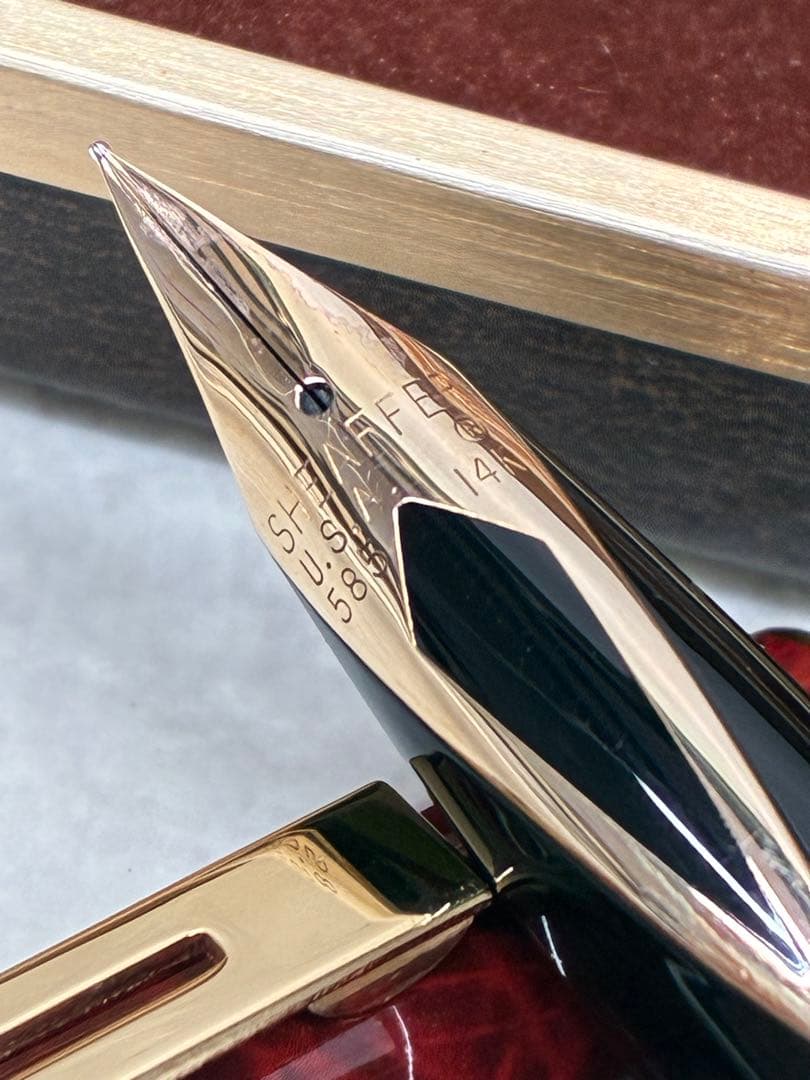 未使用/SHEAFFER/シェーファー/万年筆/タルガ/ペン先14K/585