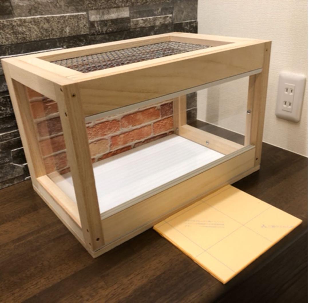 新品　木製ケージ　爬虫類　小動物　両生類　送料込み　カスタムベースに！(^^)