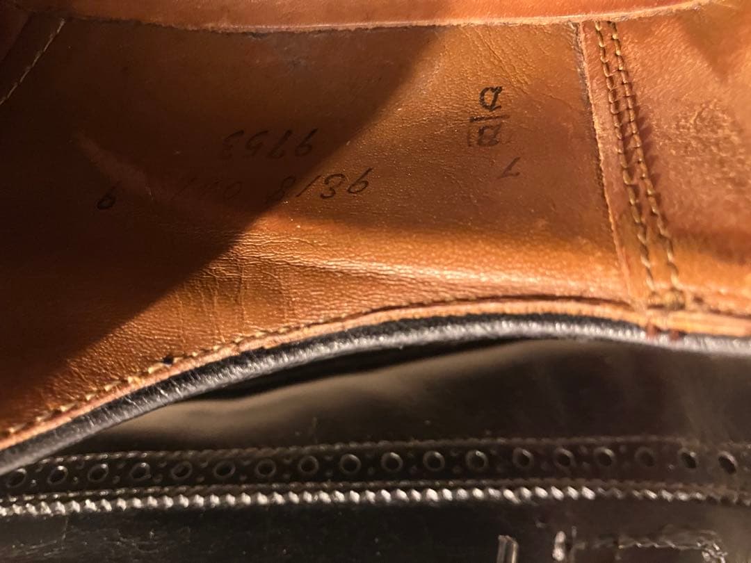 Alden Beams Plus 別注　7Dロングウイングチップ