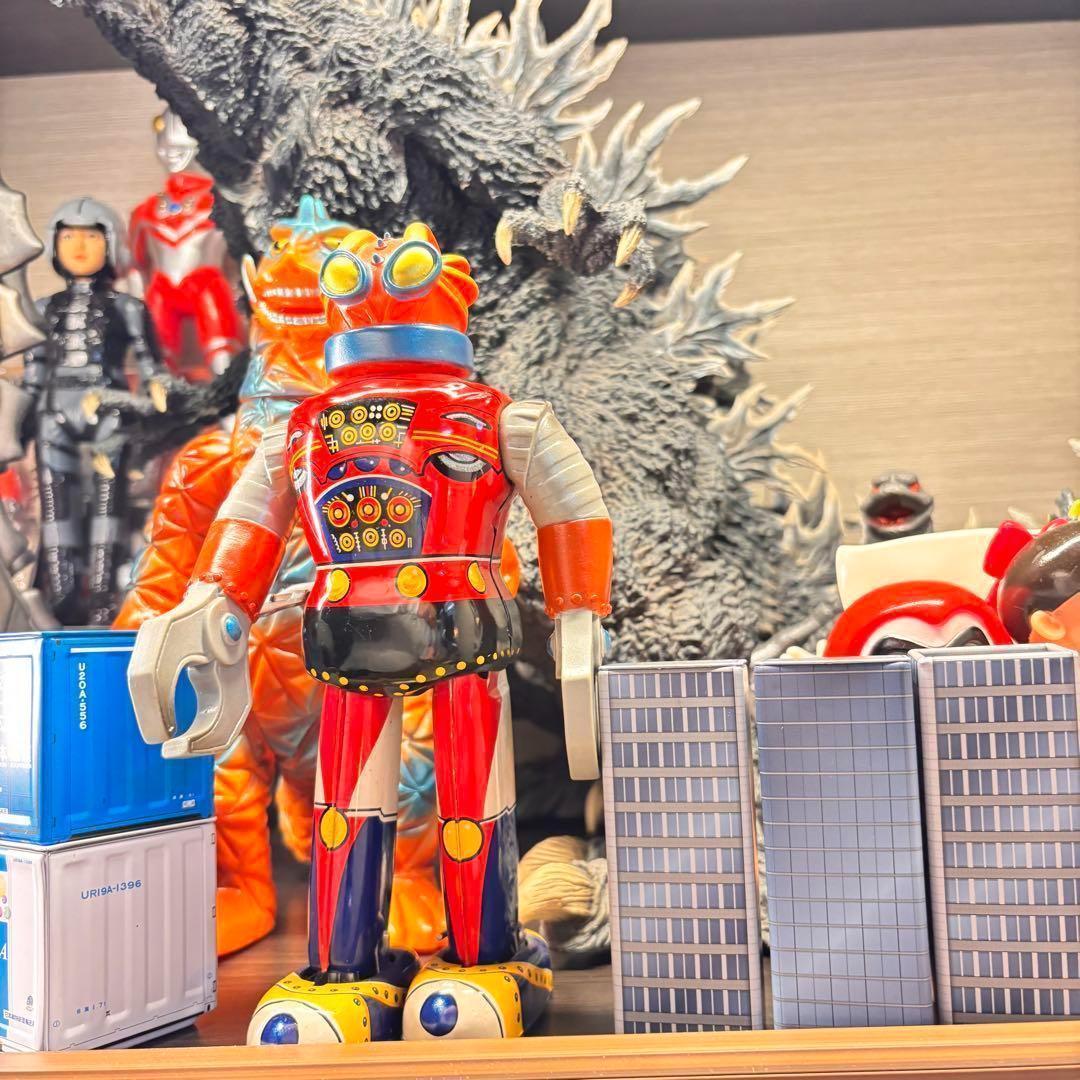 ブルマァク ゼンマイ歩行 ブレイザ ロックバット ブリキ 動作確認済み