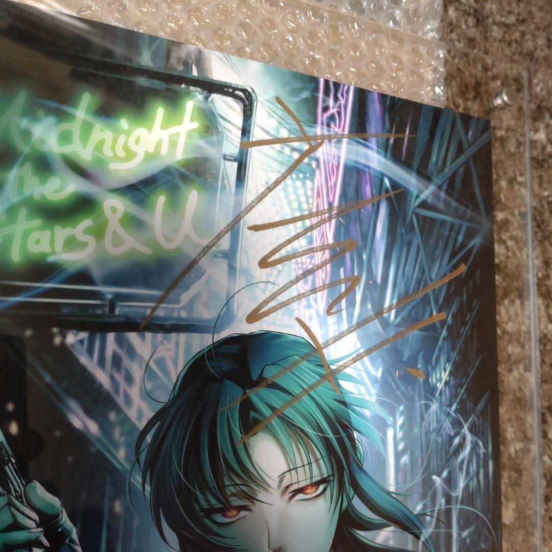 ブラックラグーン レヴィ 直筆サイン入り複製原画