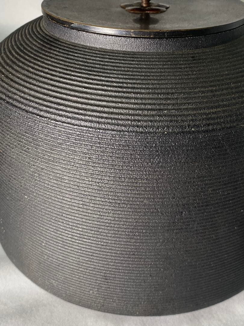 2449❣️ 茶道具 しきの釜 糸目尻張釜