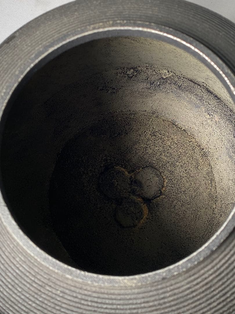 2449❣️ 茶道具 しきの釜 糸目尻張釜