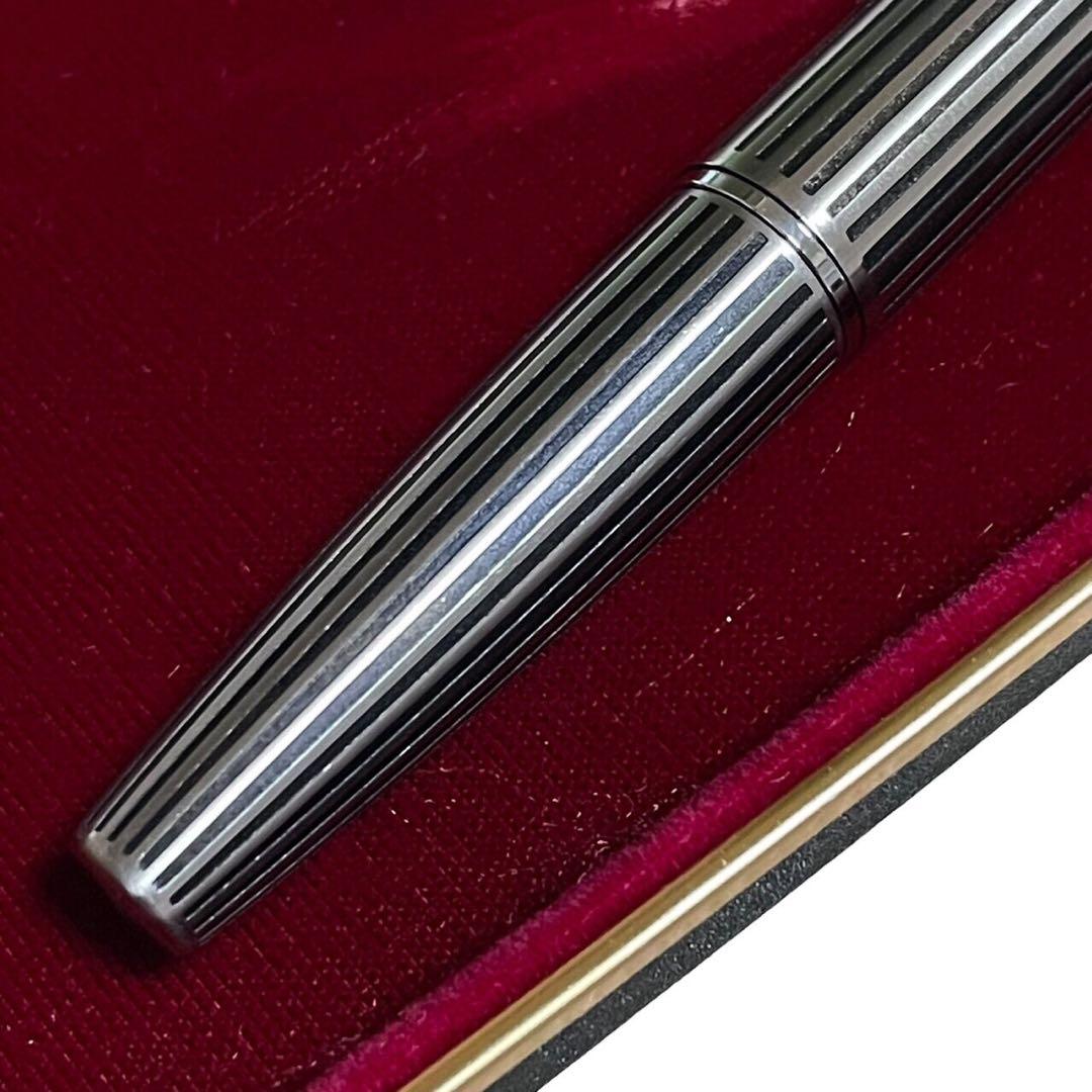 超美品 PILOT パイロット ミュー ストライプ 万年筆 インク付き