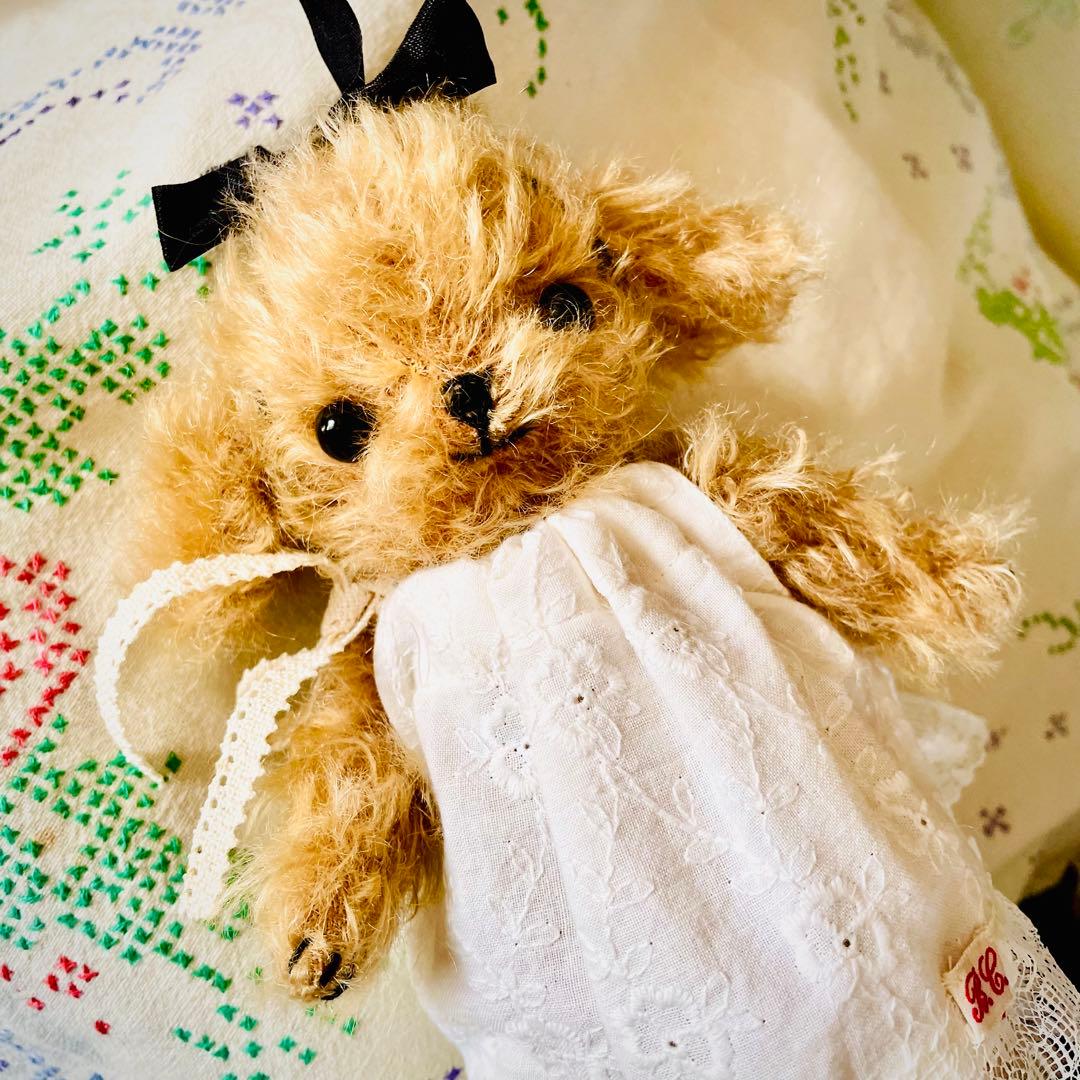 プードル好きさんのための一緒にお出かけバッグ付きテディプードル　テディベア