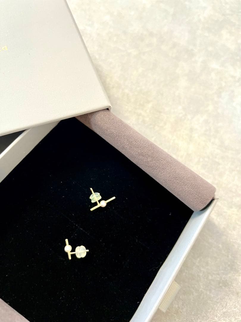 Miiio Hirotaka Mosquito アコヤパール バー ピアス