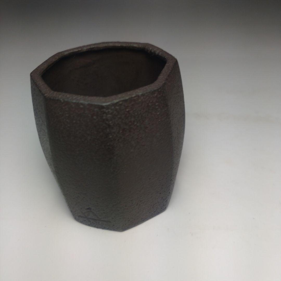 イ123 蓋置『14代　宮崎寒雉』『八角蓋置　鉄製』『不見斎ニ百会記念品』茶道具