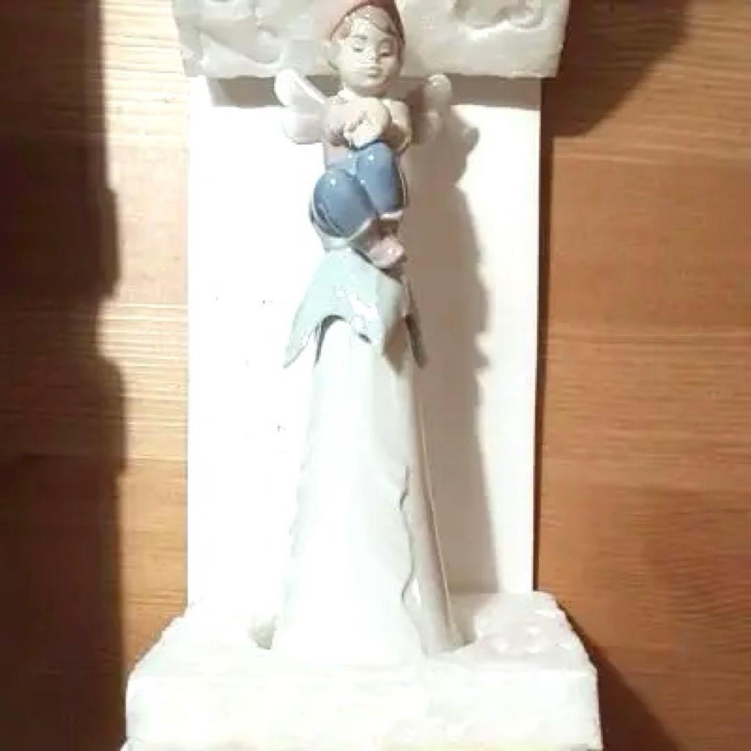 （新品)リヤドロ人形 妖精 ベルLLADRO 廃盤絶版品 宝物 置物 人形 美術