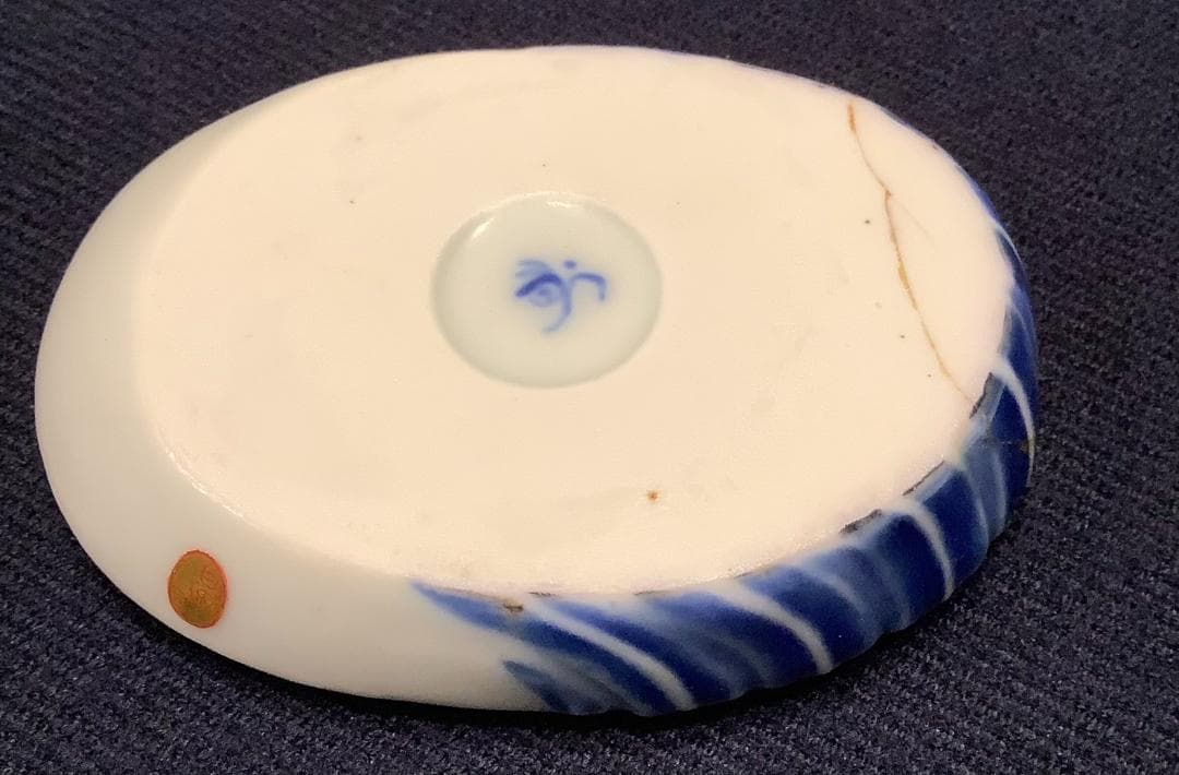 【香蘭社】香合　鶏　陶器　骨董　茶道具　明治時代物