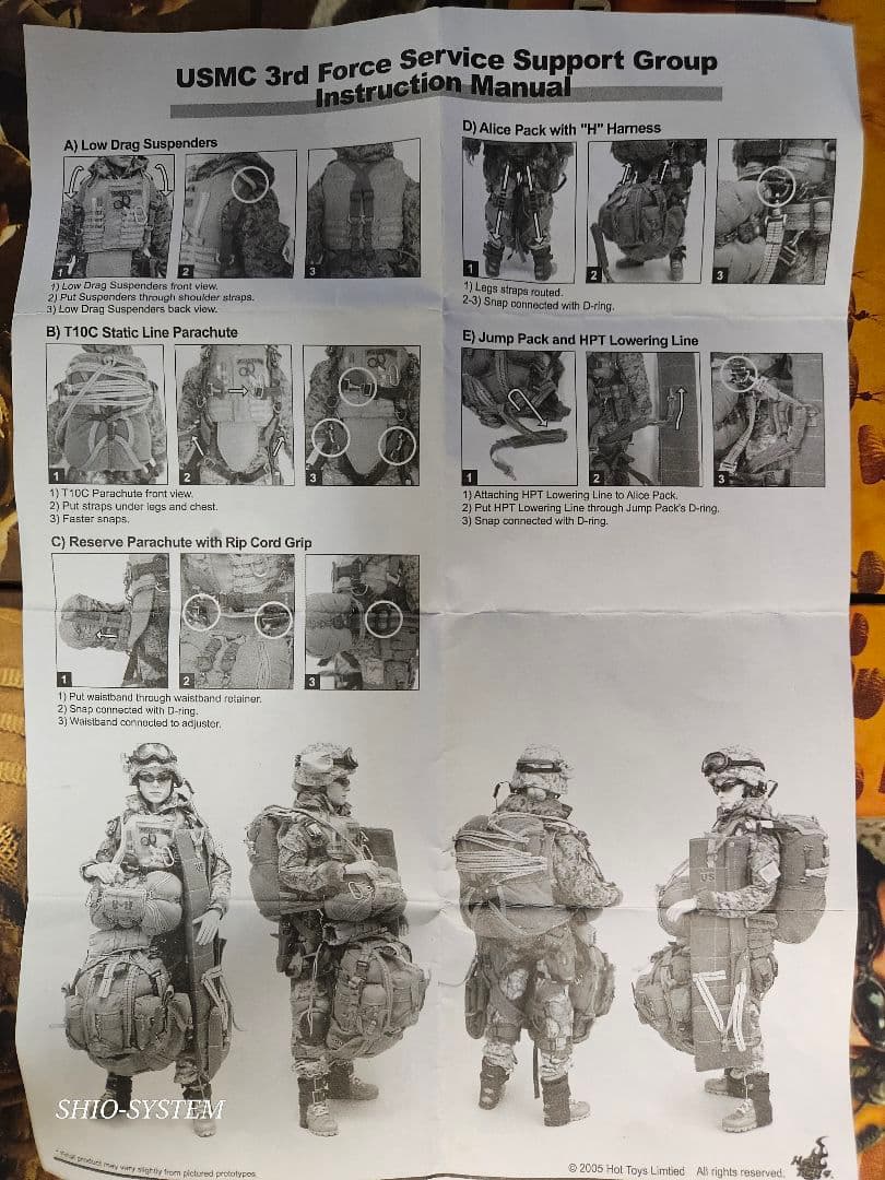 【未使用品】ホットトイズ 1/6 アメリカ海兵隊 女性兵士