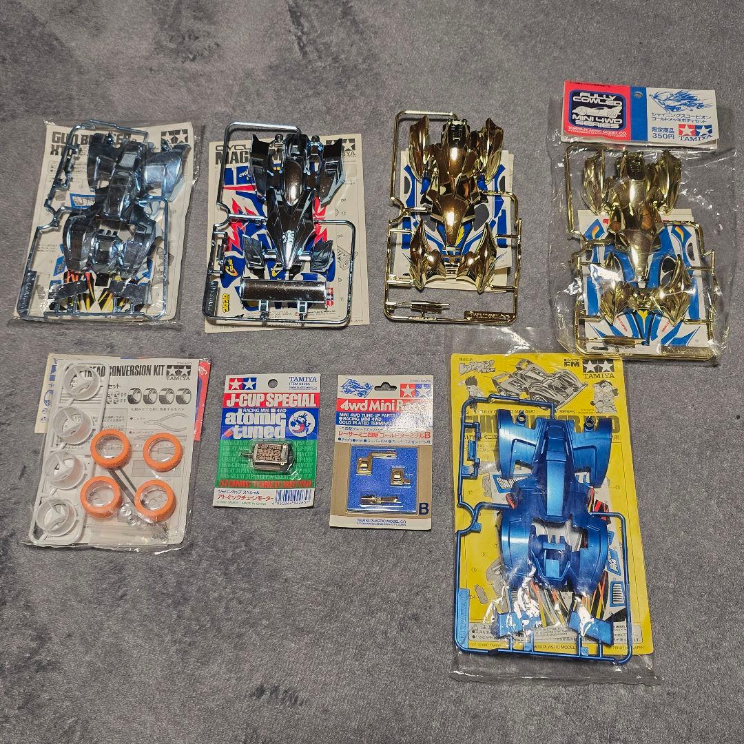 希少 TAMIYA ミニ四駆 限定ボディセット モーター ワイドトレッドパーツ