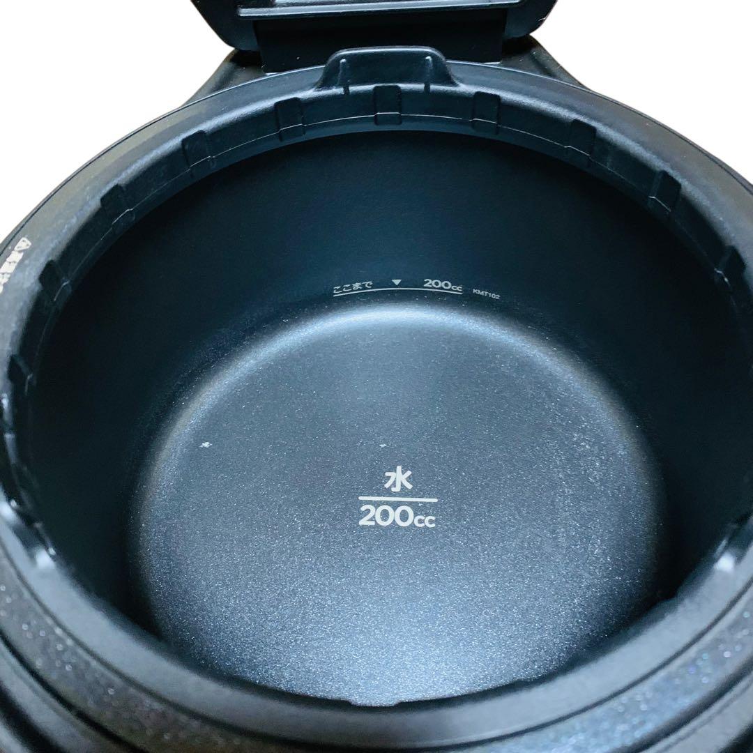 美品‼️バルミューダ ザ・ゴハン 3合炊きK03A-BK