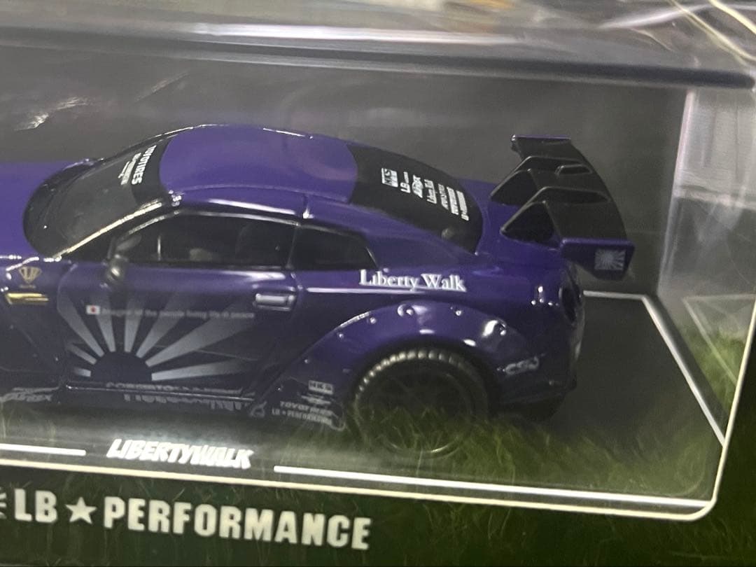 リバティーウォーク 1/64 LB PERFOMANCE GTRのパープル未開封