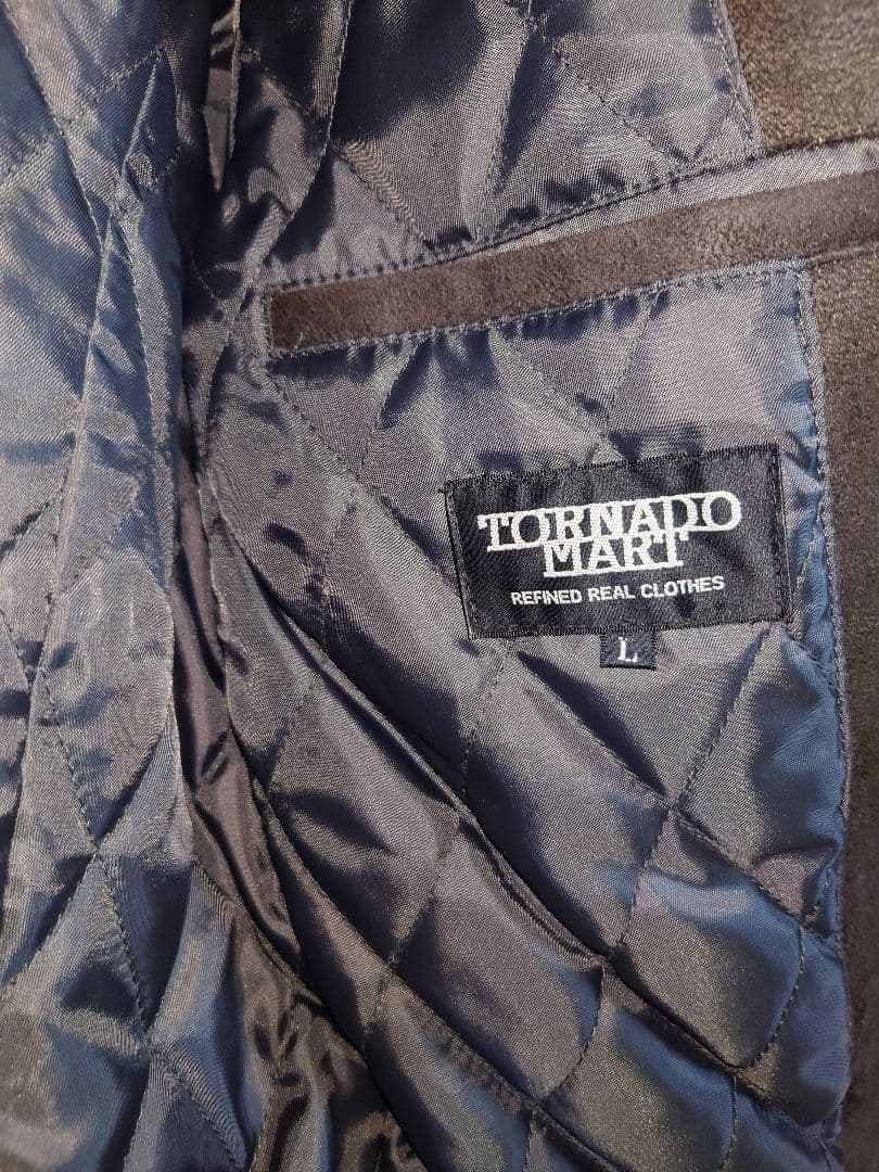 トルネードマート ライダース　ジャケット　スエード　キルティング