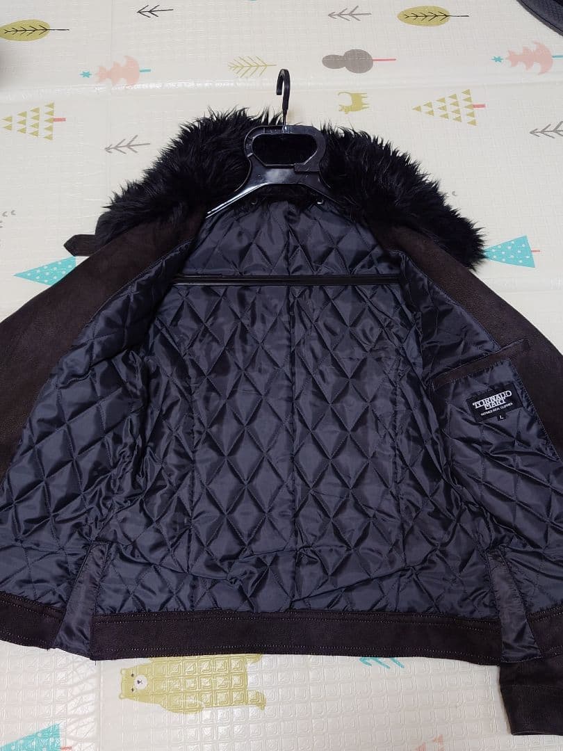 トルネードマート ライダース　ジャケット　スエード　キルティング