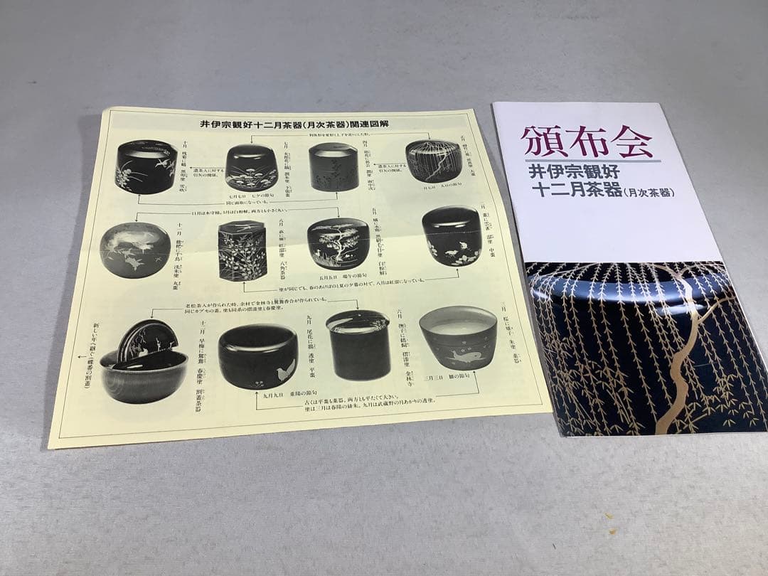 井伊宗観好　十二月茶器　棗　塗師　峰春　茶道具　送料無料