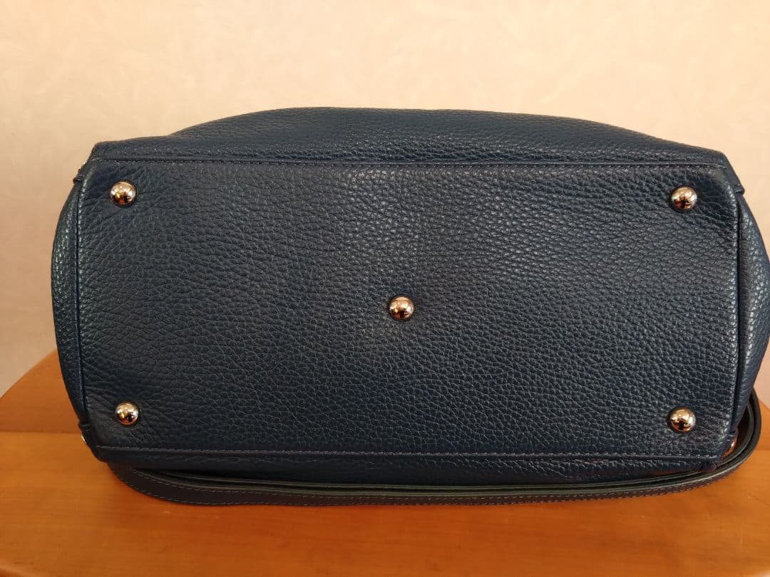 ZANELLATO ザネラート　ポスティーナ　ショルダーバッグ ネイビー