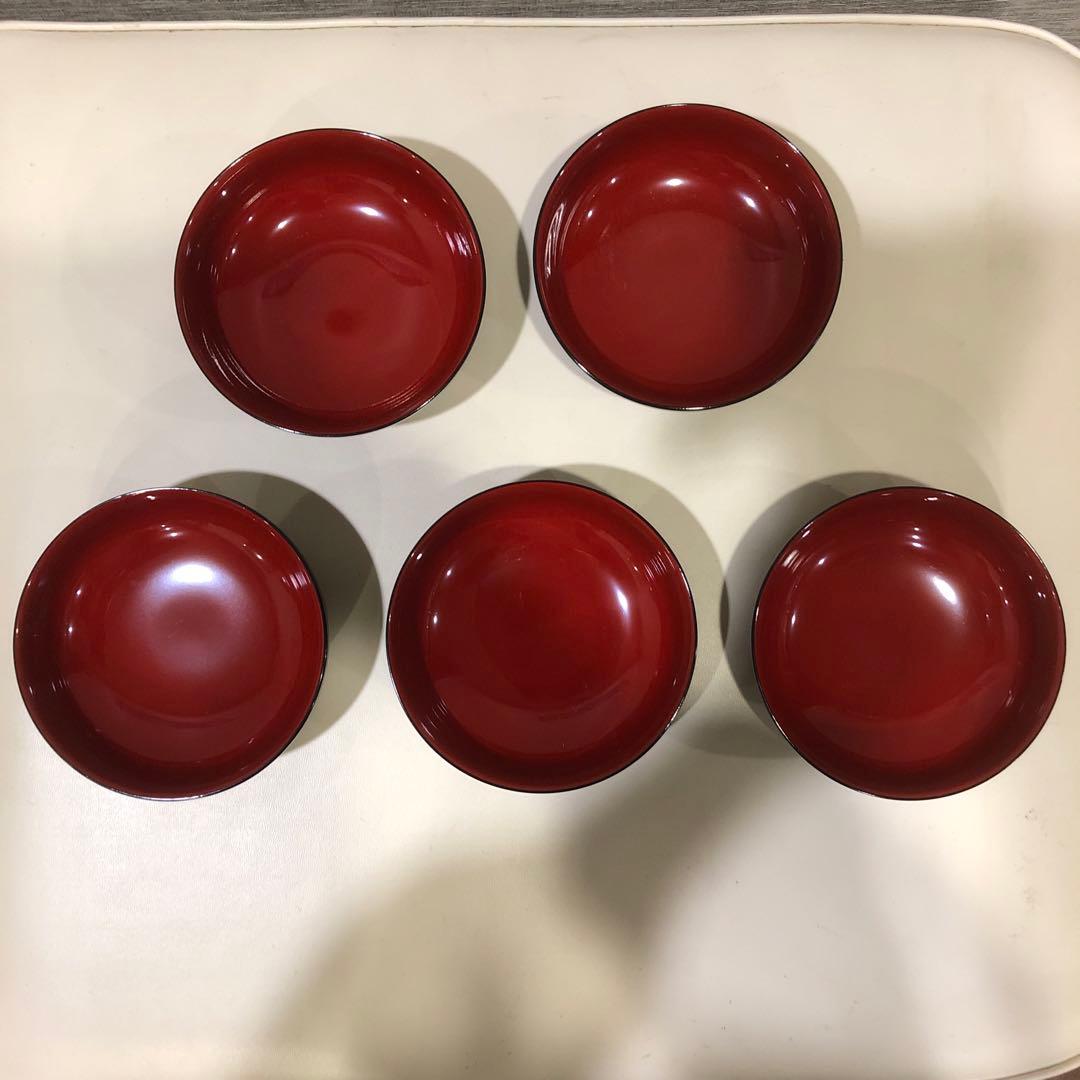 琉球角萬　漆器5点セット