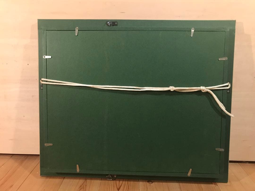 はしぐちみよこ　「窓」　油彩Ｆ６号　画面右下・キャンバス裏に直筆サイン有り